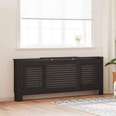 MDF Radiator Cover Black 80.7