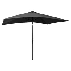 Garden Parasol Anthracite Polyester, Powder-Coated Steel