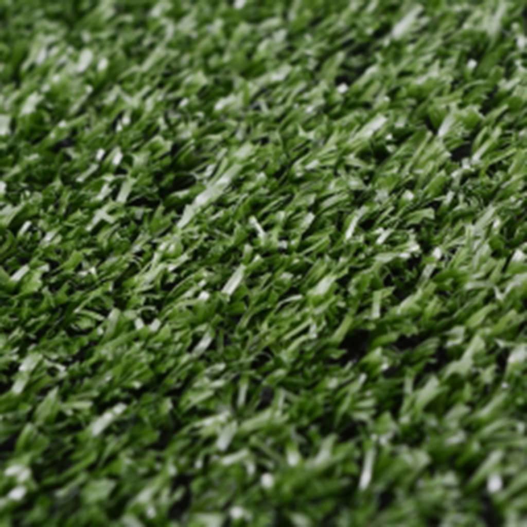 Close-up of green Bostome UV-resistant artificial grass turf with dense, synthetic blades.