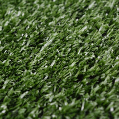 Close-up of green Bostome UV-resistant artificial grass turf with dense, synthetic blades.