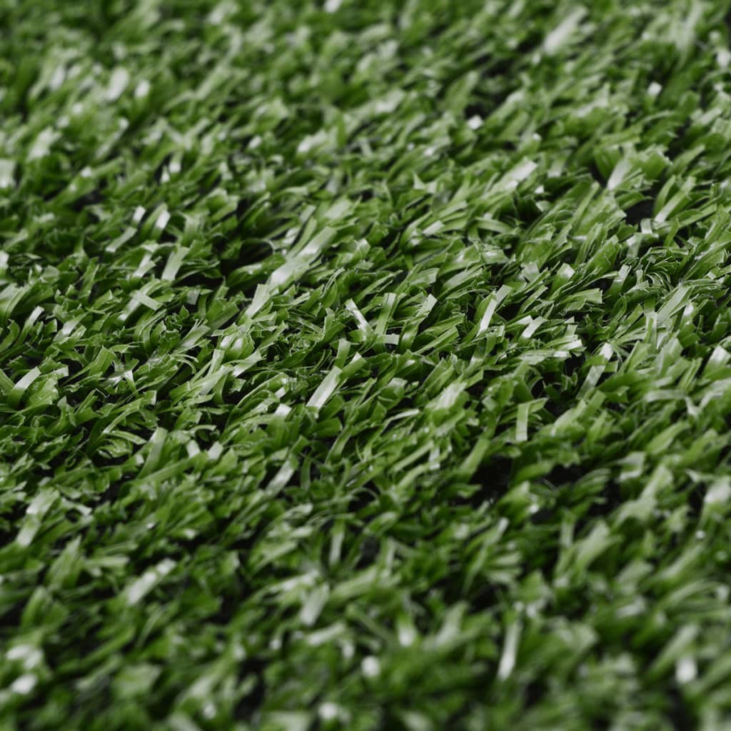 Close-up of green Bostome artificial grass turf with 0.3-0.4-inch pile height.