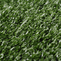 Close-up of green Bostome artificial grass turf with 0.3-0.4-inch pile height.