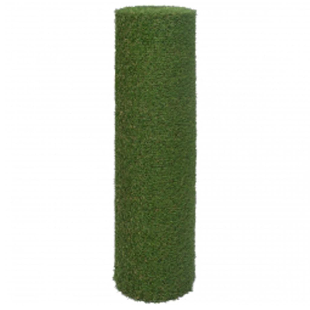 A roll of Bostome artificial green turf with 0.8-inch pile height, measuring 3.3 feet by 16.4 feet.