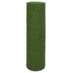A roll of green artificial grass turf with 0.8-inch pile height, measuring 3.3 feet by 32.8 feet.