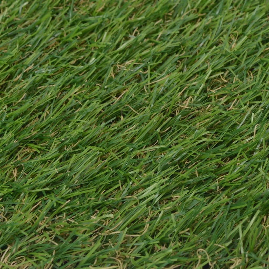 Close-up of green Bostome artificial grass turf with 0.8-inch pile height.