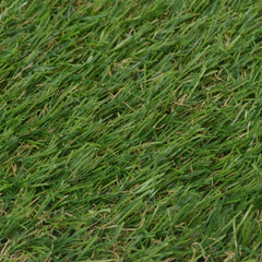 Close-up of green Bostome artificial grass turf with 0.8-inch pile height.