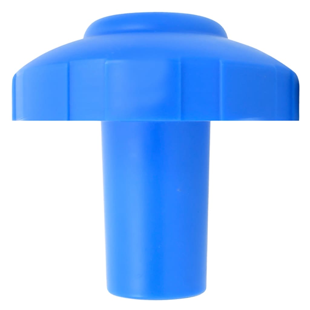 Blue 1.2-inch polypropylene above-ground pool strainer set with inlet, return, plugs, and connectors.