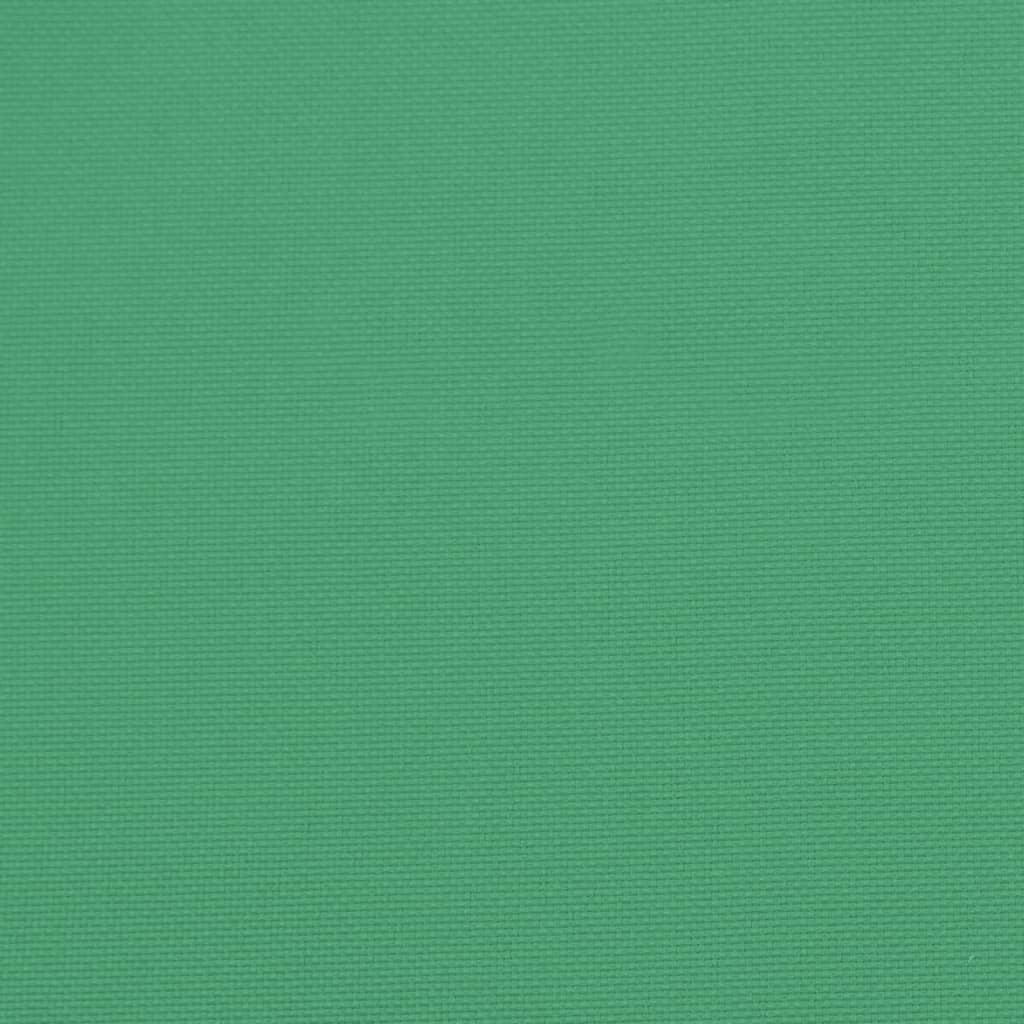 Four green polyester throw pillows, each 23.6x23.6 inches, in a pack.