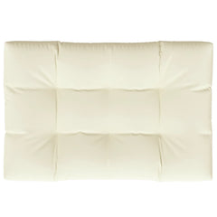 Pallet Cushion Cream Fabric (100% polyester) 47.2 x 31.5 x 4.7 in