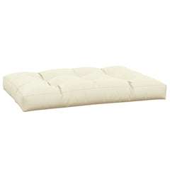 Pallet Cushion Cream Fabric (100% polyester) 47.2 x 31.5 x 4.7 in