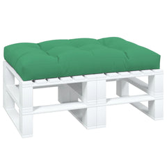 Pallet Cushion Green Fabric (100% polyester) Large