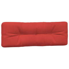 Pallet Cushion Set of 3 Red Polyester Water-resistant materials