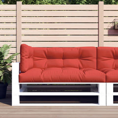 Pallet Cushion Set of 3 Red Polyester Water-resistant materials