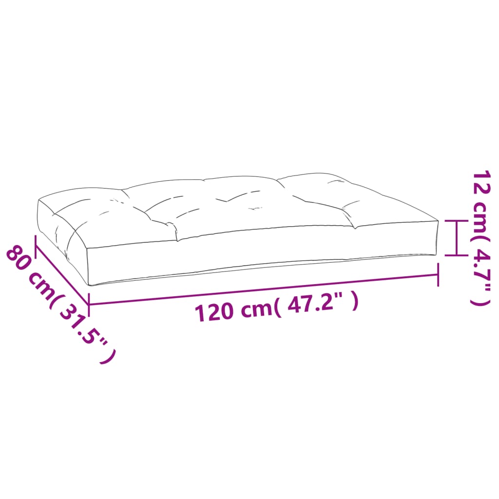 Black 3-piece pallet cushion set made of water-resistant polyester for outdoor comfort.