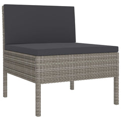 Garden Furniture Set Grey