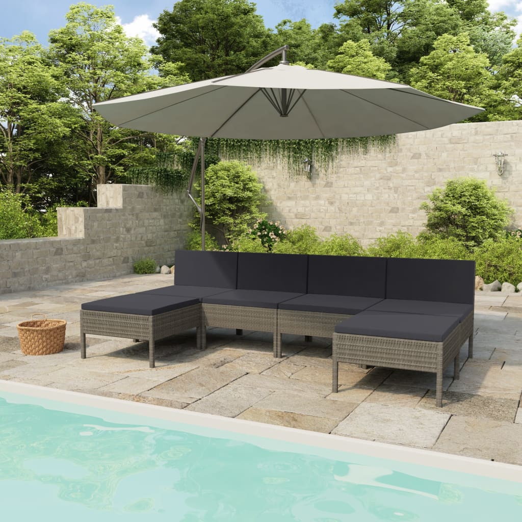 Garden Furniture Set Grey