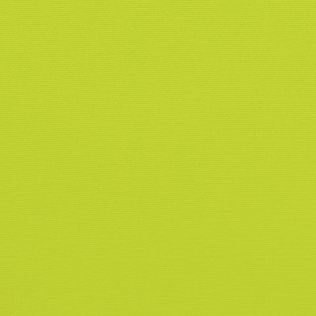 Four bright green Oxford fabric chair cushions, each 15.7x15.7x2.8 inches, in a pack.