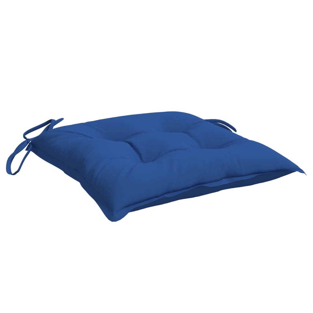 Chair Cushions 4 pcs Blue 19.7x19.7x2.8 Oxford Fabric