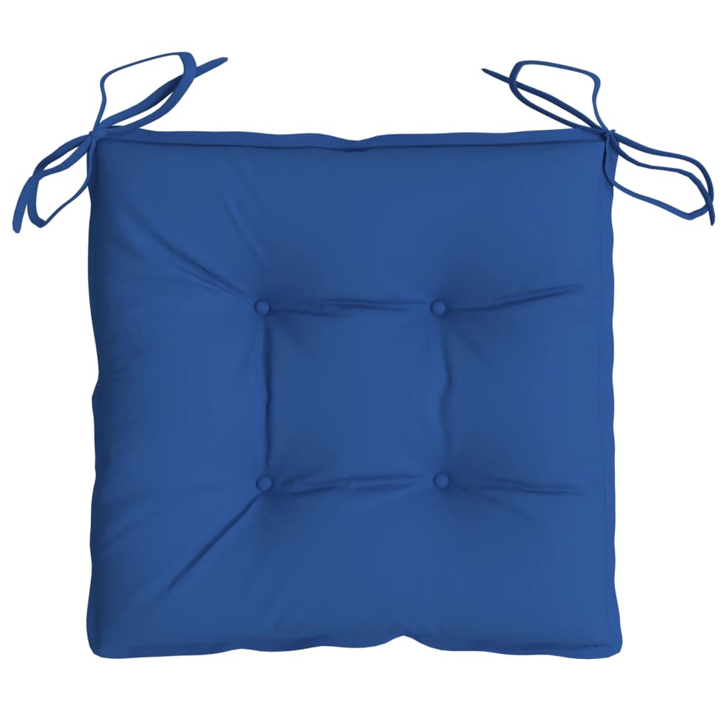 Chair Cushions 4 pcs Blue 19.7x19.7x2.8 Oxford Fabric
