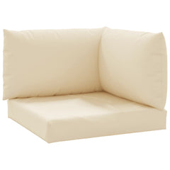 Pallet Cushions 3 pcs Beige Oxford Fabric