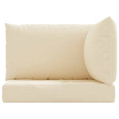 Pallet Cushions 3 pcs Beige Oxford Fabric