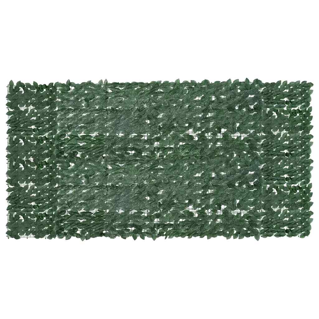 Balcony screens Dark Green 118.11 x 59.06 in
