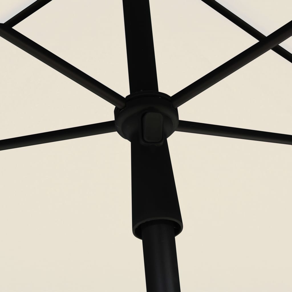 Garden Parasol with Pole 82.7x55.1 Sand