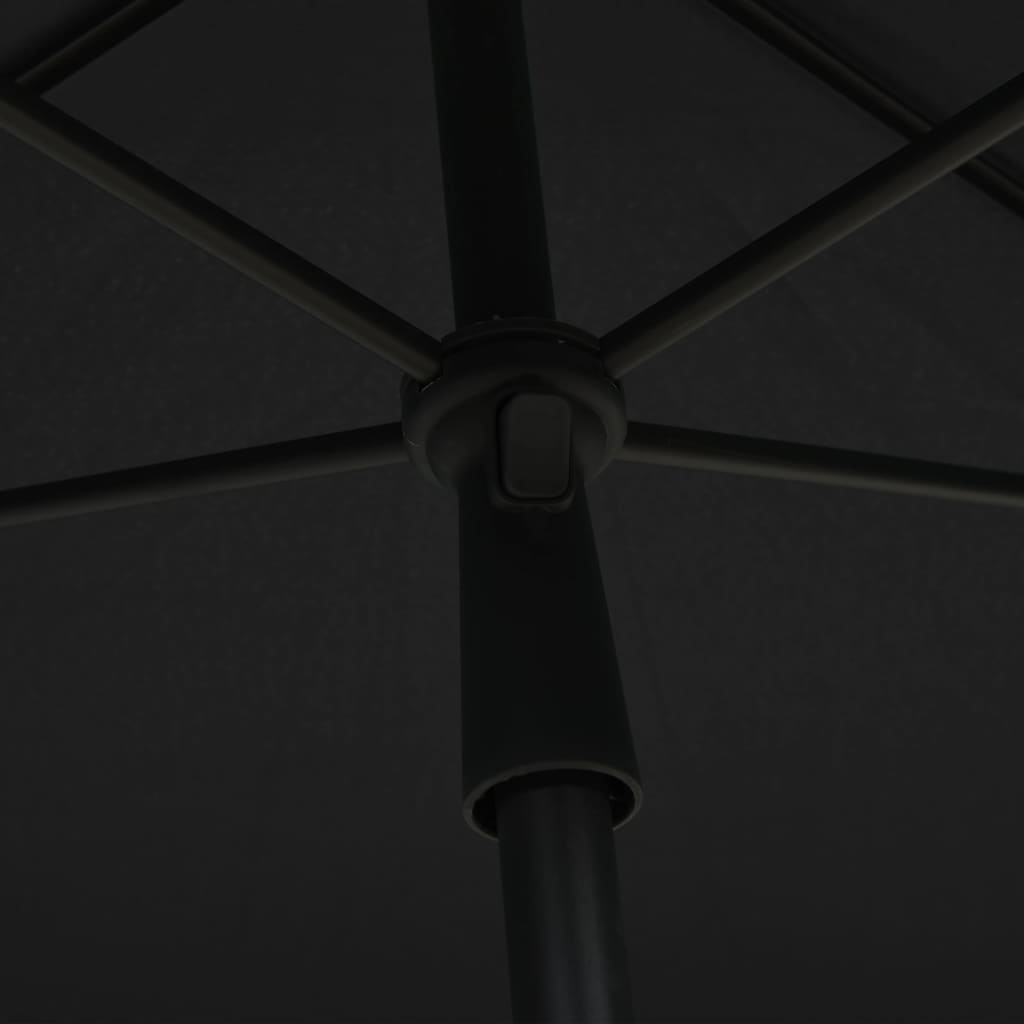 Garden Parasol with Pole 82.7x55.1 Anthracite