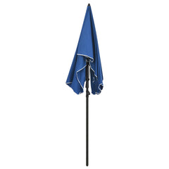 Garden Parasol Azure Blue Polyester, Steel Medium Tiltable