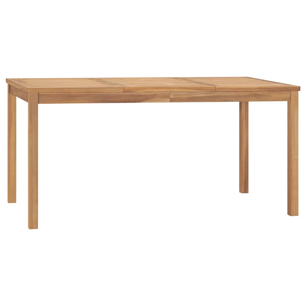 Dining Table Warm brown Solid Teak Wood Large Durable