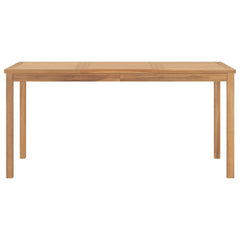 Dining Table Warm brown Solid Teak Wood Large Durable