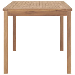 Dining Table Warm brown Solid Teak Wood Large Durable