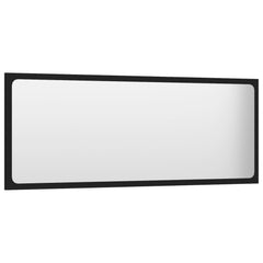 Mirror Black Engineered wood 39.4 in x 0.6 in x 14.6 in Mirror