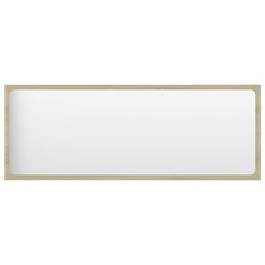 Mirror Sonoma oak Engineered wood, acrylic 39.4 x 0.6 x 14.6 in