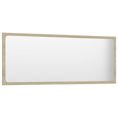 Mirror Sonoma oak Engineered wood, acrylic 39.4 x 0.6 x 14.6 in