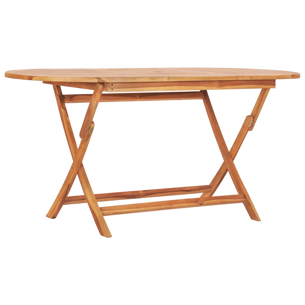 Outdoor Dining Set Natural Teak Smooth sanded teak hardwood – Bostome