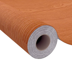 Four rolls of light oak wood grain self-adhesive PVC door film with a smooth finish