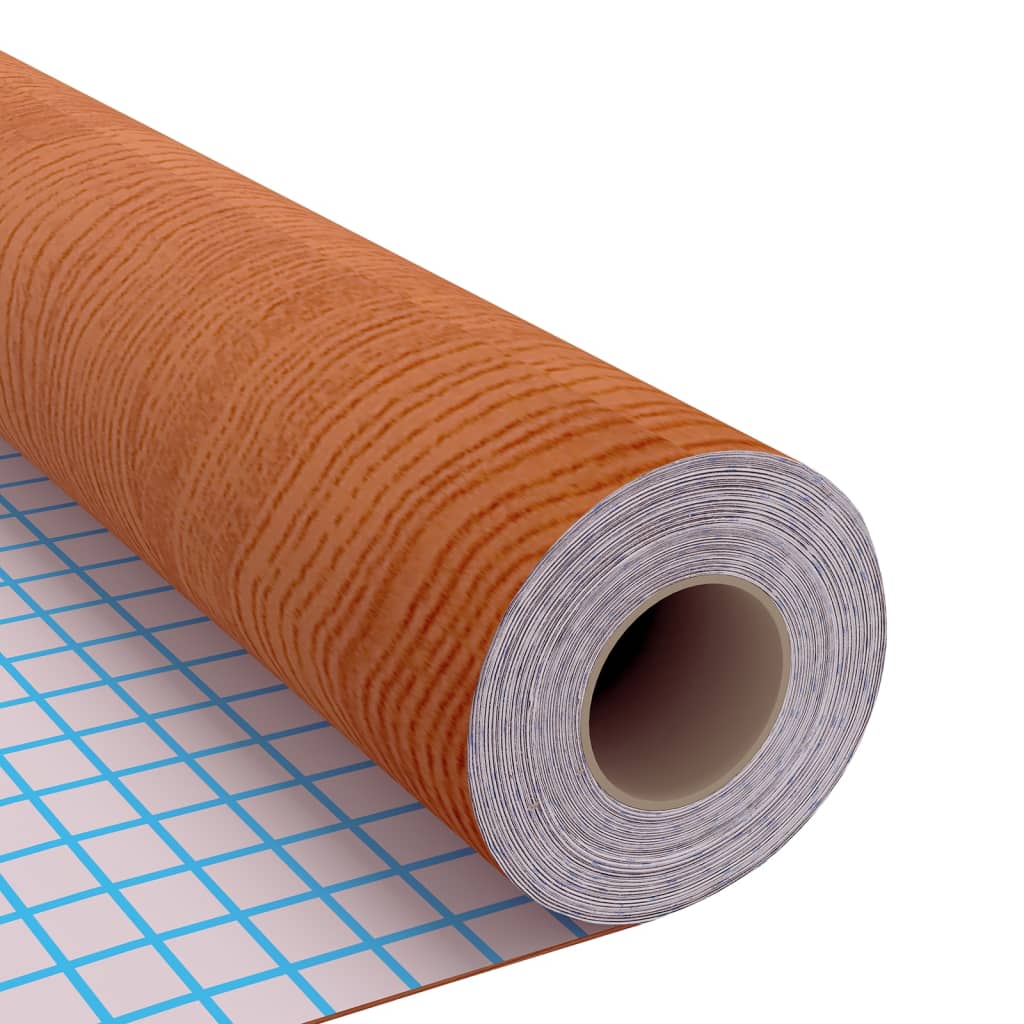 Four rolls of light oak wood grain self-adhesive PVC door film with a smooth finish.