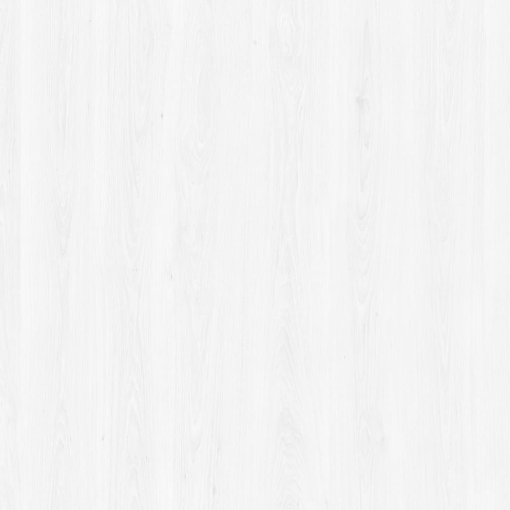 Two sheets of self-adhesive white wood-grain PVC film for furniture.