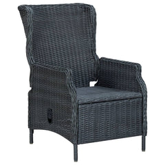 Outdoor Dining Set Dark Grey