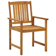 Garden Chair Set of 2 Wooden, Green