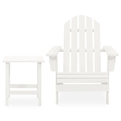 Garden Chair White Solid fir wood Standard Ergonomic