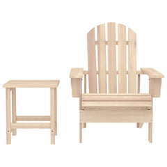 Garden Chair Natural wood Solid fir wood Standard Ergonomic