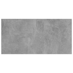 Shelf Set of 4 Concrete Grey Engineered Wood 15.7 x 7.9 x 0.6 in