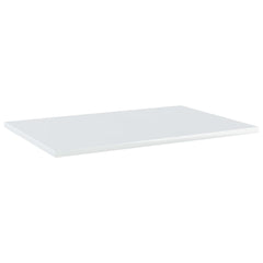 Shelf Set of 8 High gloss white Engineered Wood