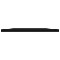 Shelf Set of 8 Black Engineered Wood Standard Simple Shelf