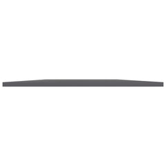 Shelf Set of 4 High gloss gray Engineered wood 39.4x19.7x0.6 in