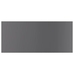 Shelf Set of 4 High gloss gray Engineered wood 39.4x19.7x0.6 in