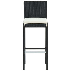 Garden Bar Set Black