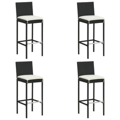 Garden Bar Set Black, Cream White
